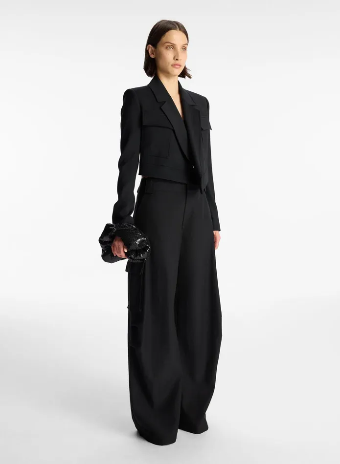 ALC Sets Reeve Cropped Jacket Black 8211 Women