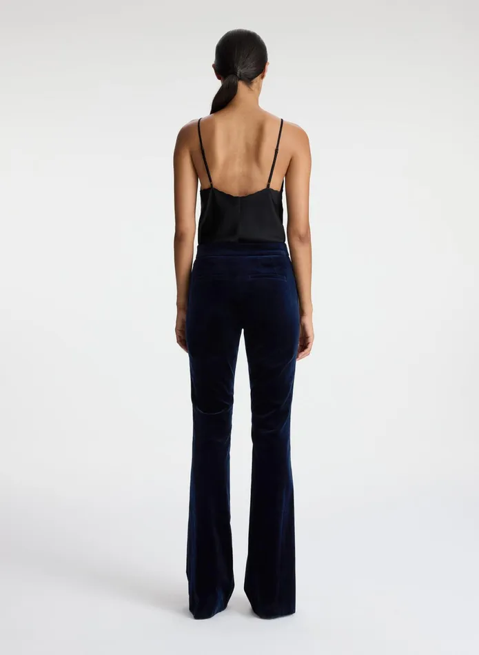ALC Sets Sophie Ii Velvet Tuxedo Pant Navy 8211 Women