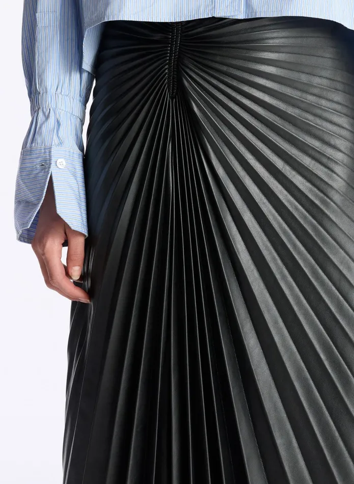 ALC Skirts Tracy Vegan Leather Skirt Black 8211 Women