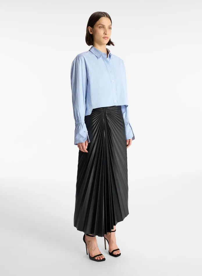 ALC Skirts Tracy Vegan Leather Skirt Black 8211 Women