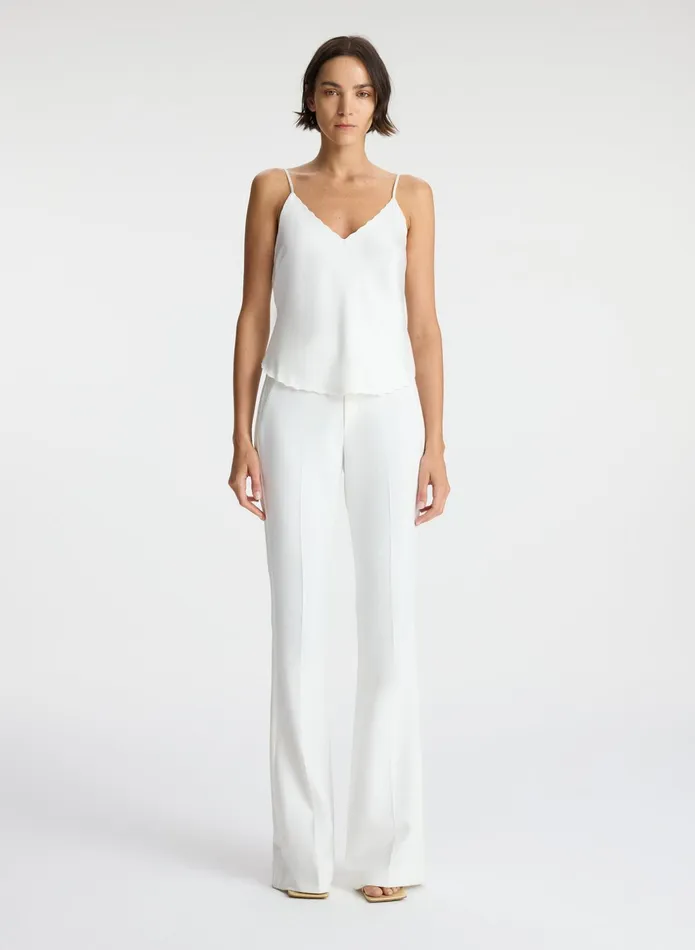 ALC Suits Malia Scalloped Camisole Top White 8211 Women