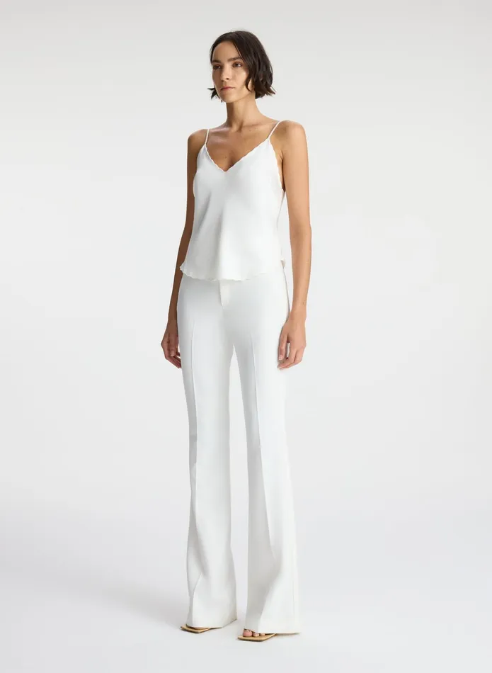 ALC Suits Malia Scalloped Camisole Top White 8211 Women