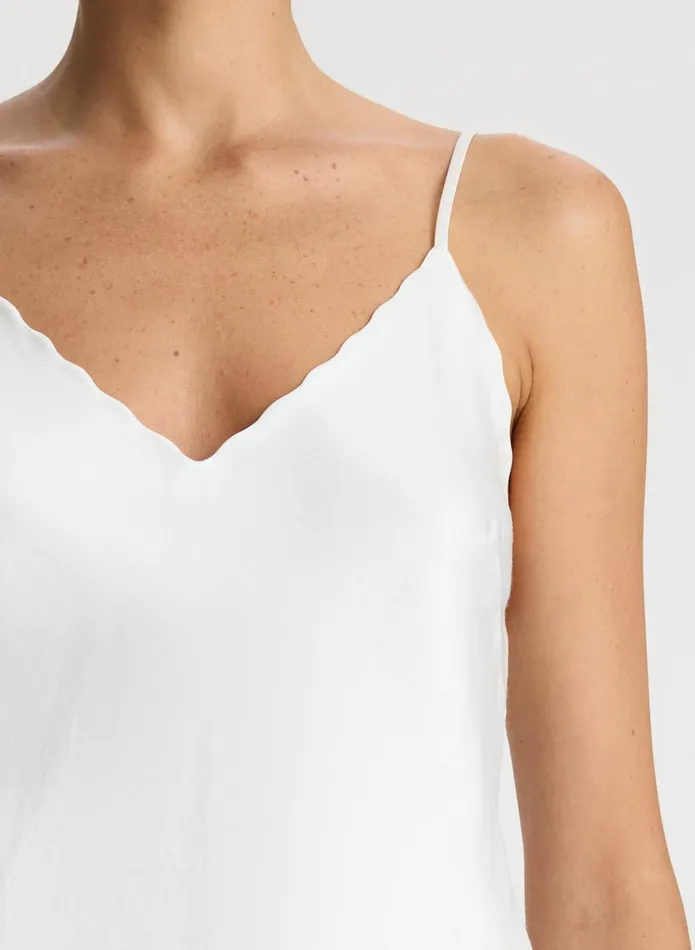 ALC Suits Malia Scalloped Camisole Top White 8211 Women