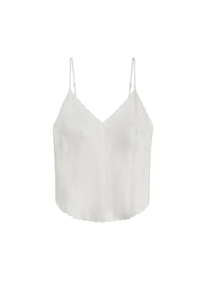 ALC Suits Malia Scalloped Camisole Top White 8211 Women