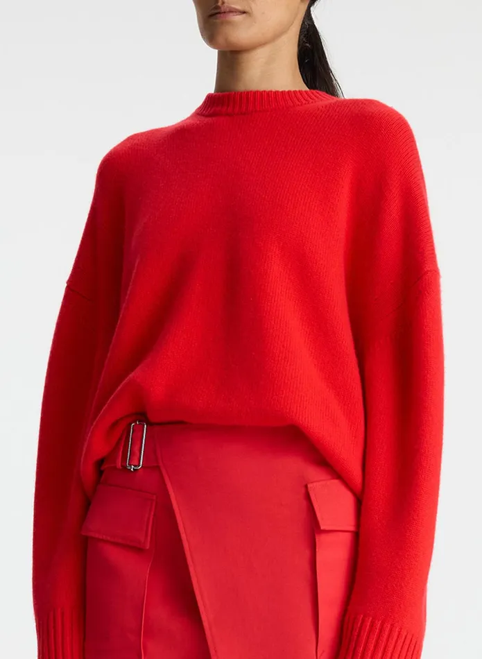 ALC Sweaters Ayden Wool Cashmere Sweater Cadmium Red 8211 Women