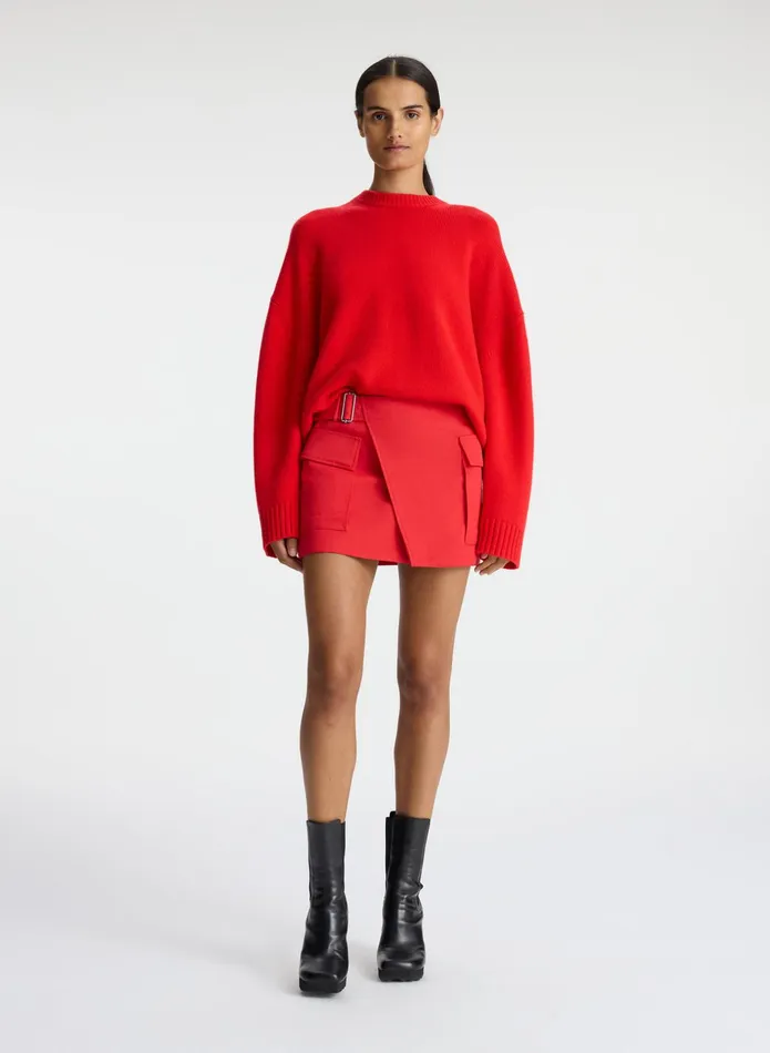 ALC Sweaters Ayden Wool Cashmere Sweater Cadmium Red 8211 Women