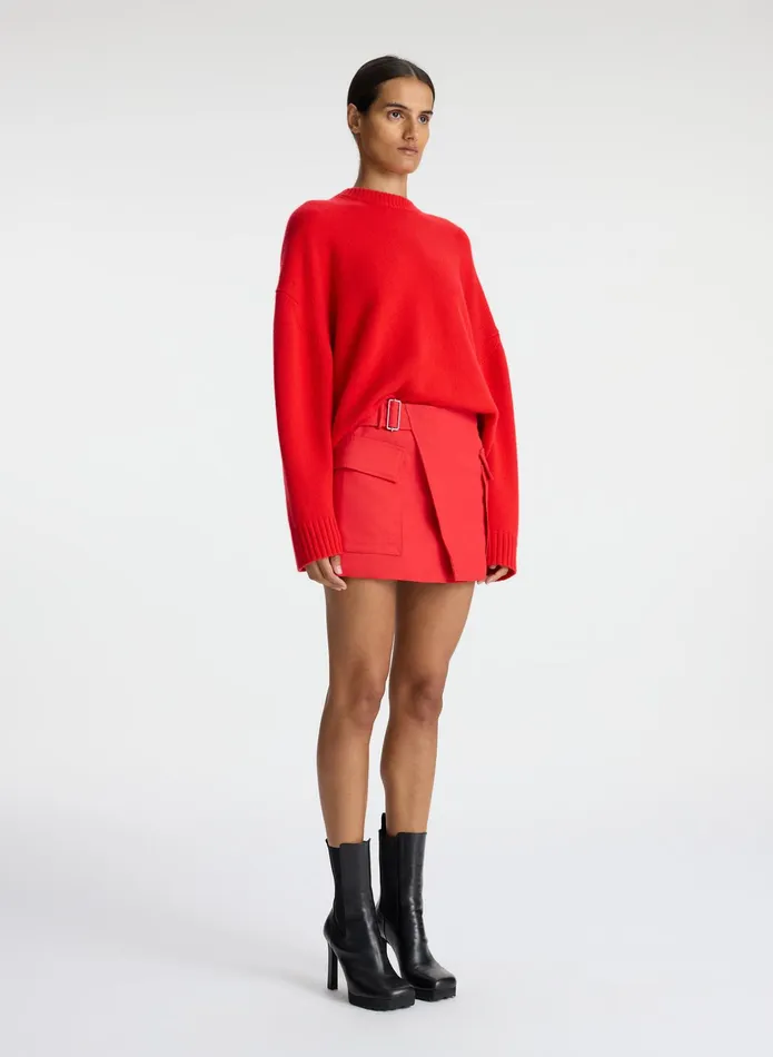 ALC Sweaters Ayden Wool Cashmere Sweater Cadmium Red 8211 Women