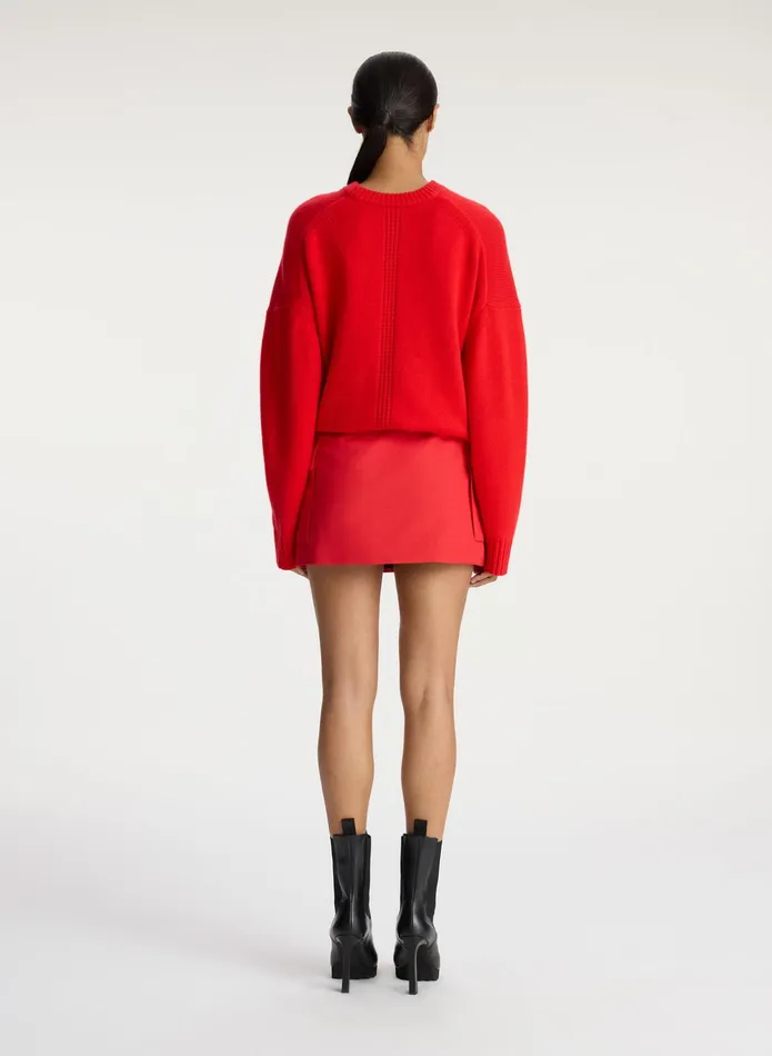 ALC Sweaters Ayden Wool Cashmere Sweater Cadmium Red 8211 Women