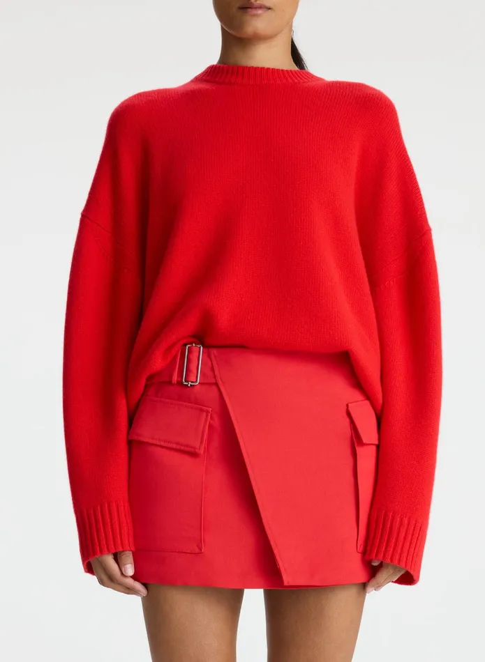ALC Sweaters Ayden Wool Cashmere Sweater Cadmium Red 8211 Women