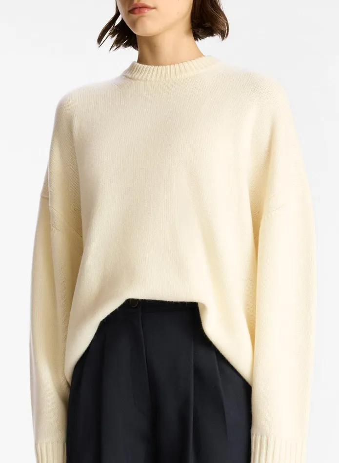 ALC Sweaters Ayden Wool Cashmere Sweater White 8211 Women