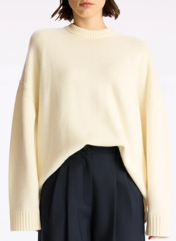 ALC Sweaters Ayden Wool Cashmere Sweater White 8211 Women