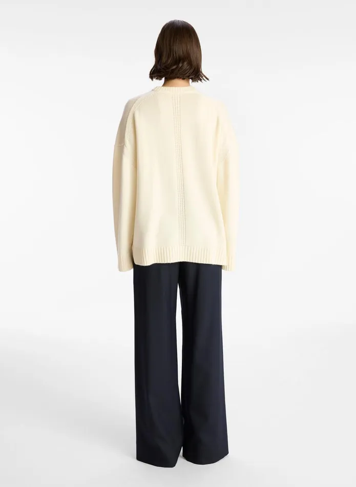 ALC Sweaters Ayden Wool Cashmere Sweater White 8211 Women