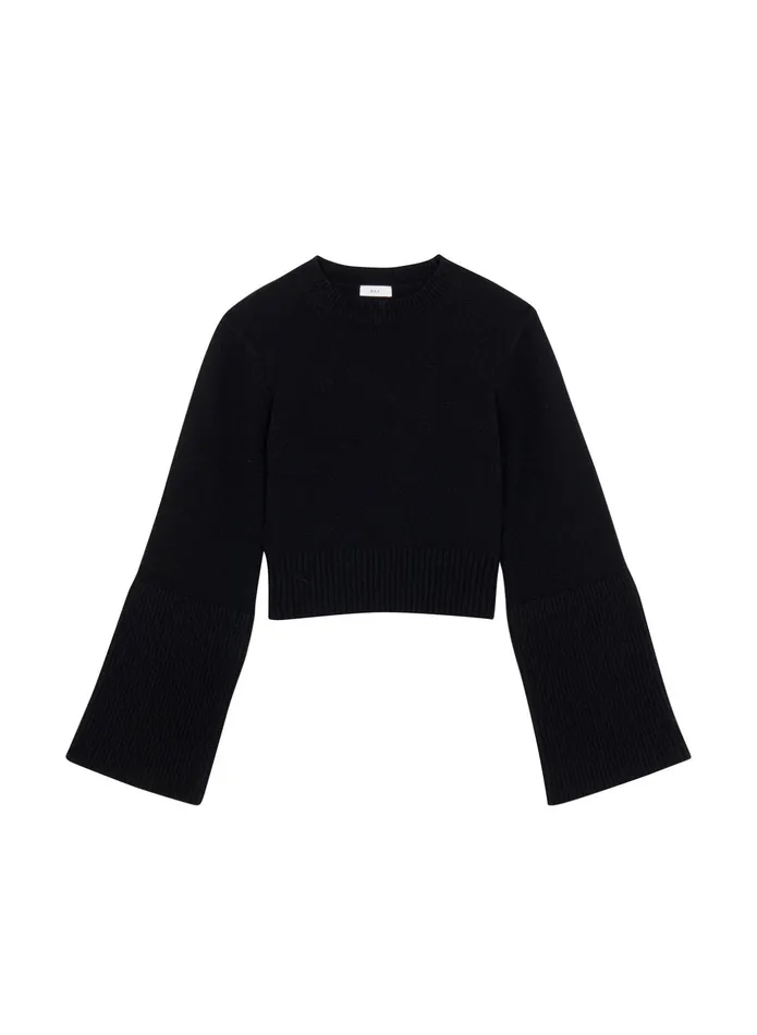ALC Sweaters Clover Wool Sweater Black 8211 Women