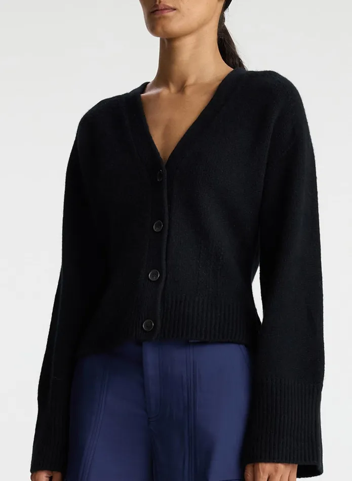 ALC Sweaters Henry Cashmere Cardigan Black 8211 Women