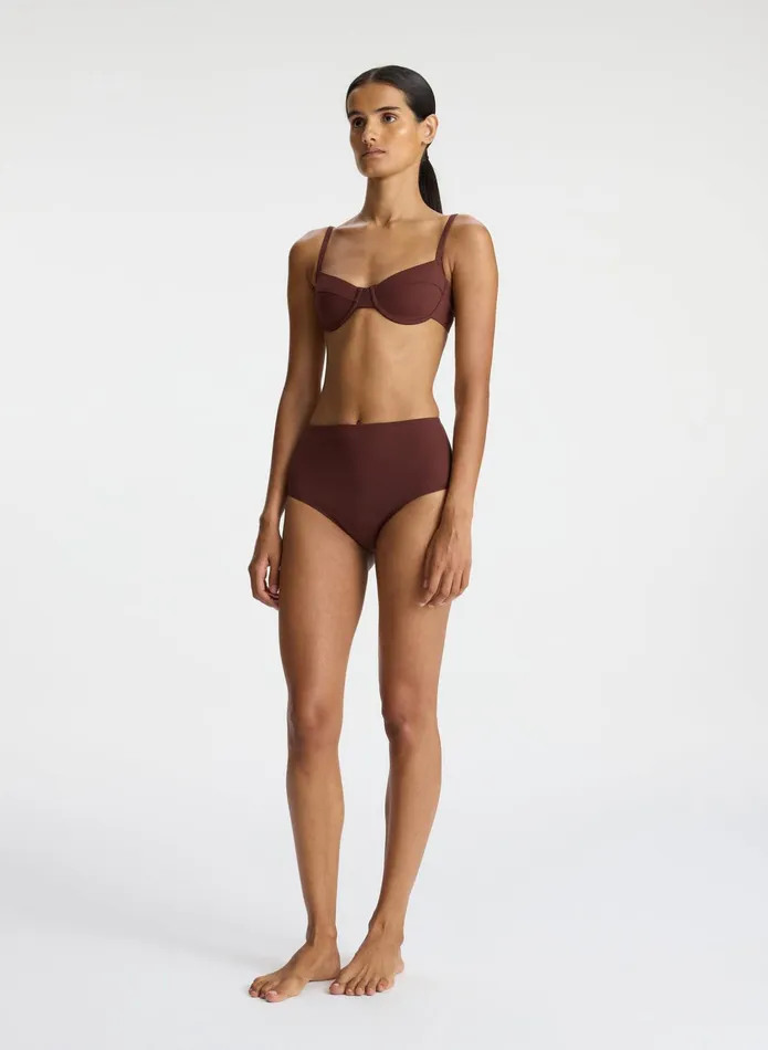 ALC Swim Isla Bikini Bottom Carob 8211 Women