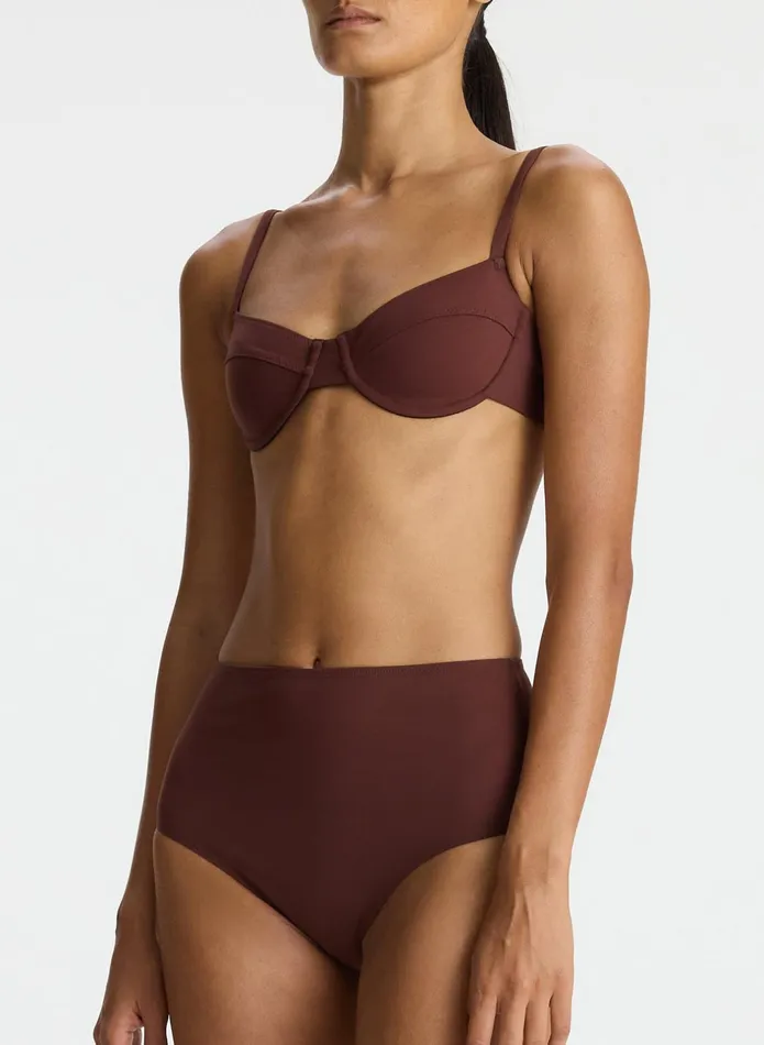 ALC Swim Isla Bikini Bottom Carob 8211 Women
