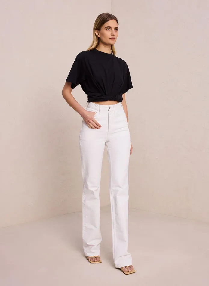 ALC Tees and Tanks Mimi Cotton Jersey Tee Black 8211 Women