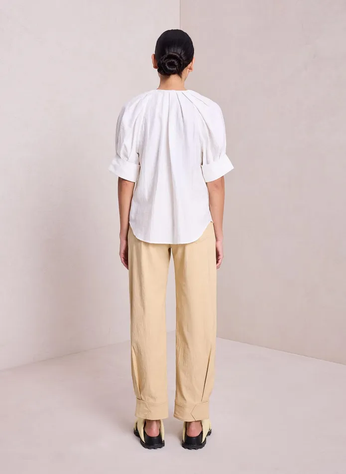 ALC Tops Carey Cotton Linen Top White 8211 Women