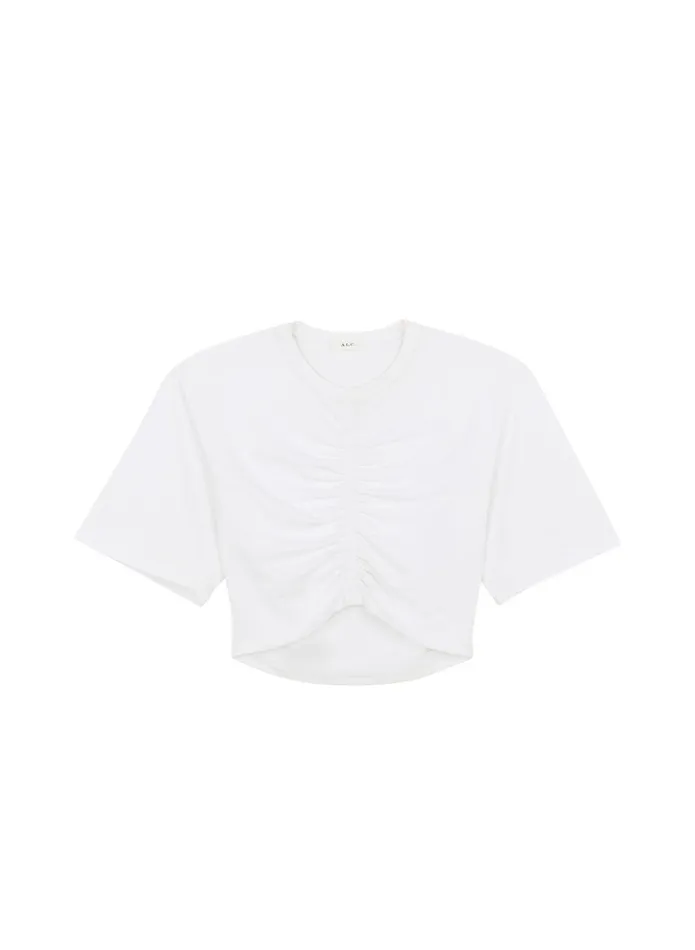 ALC Tops Johanna Cotton Jersey Tee White 8211 Women