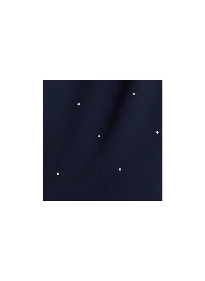 ALC Tops Luna Embellished Silk Top Evening Blue 8211 Women