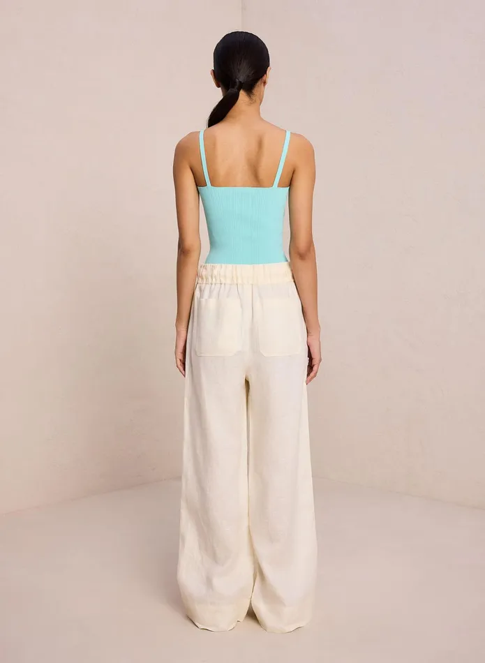 ALC Tops Milo Rib Knit Top Summer Dew 8211 Women
