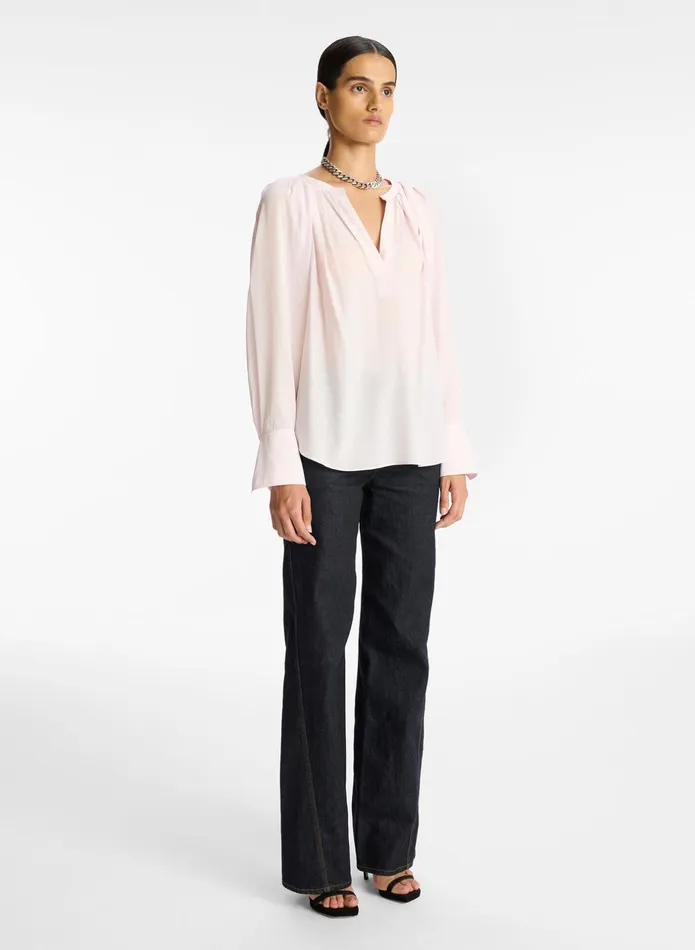 ALC Tops Nomad Silk Top Calcite 8211 Women