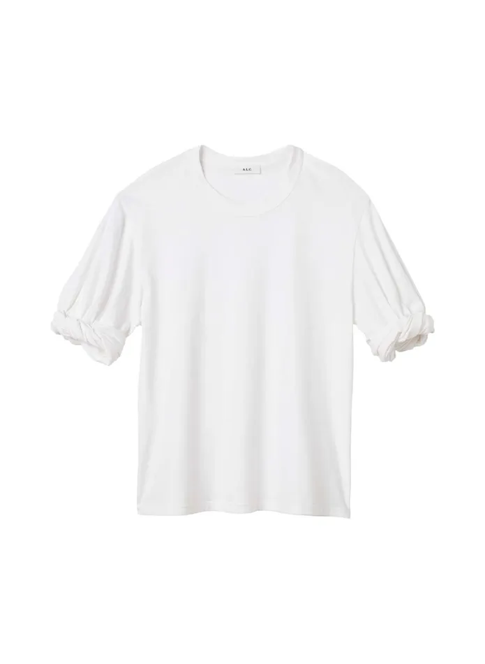 ALC Tops Wells Cotton Jersey Tee White 8211 Women
