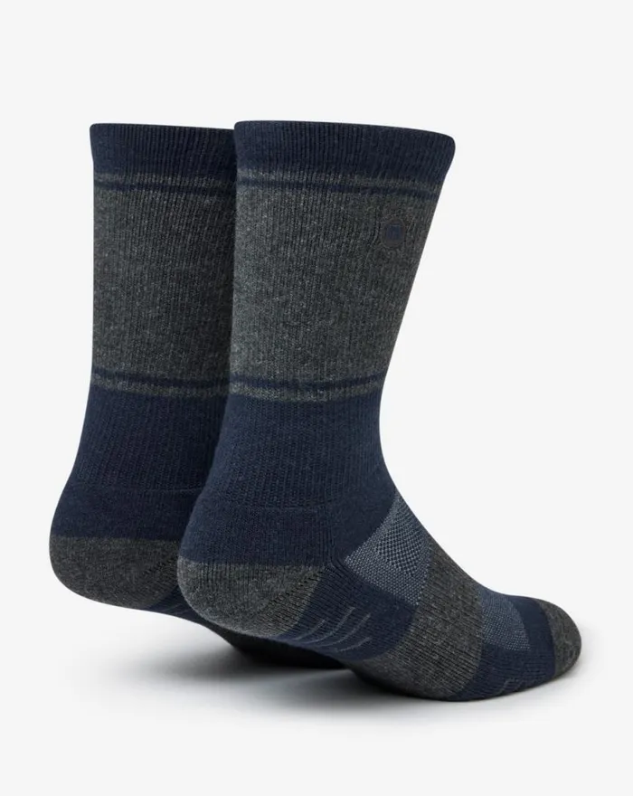 Accessories BAJA 20 CREW SOCK Heather Mood Indigo TravisMathew Socks