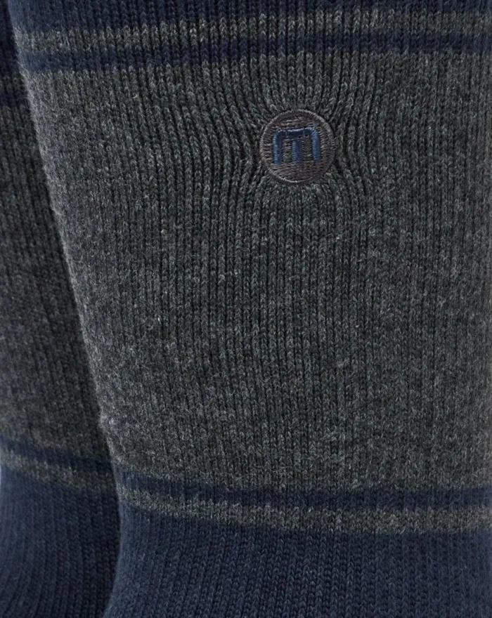 Accessories BAJA 20 CREW SOCK Heather Mood Indigo TravisMathew Socks