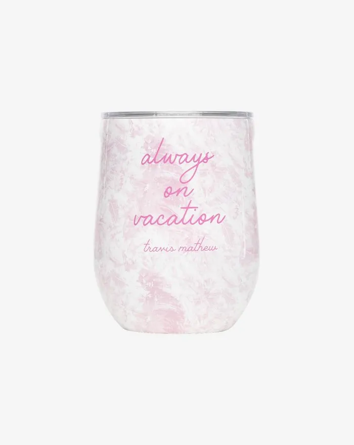 Accessories BEACH HOPPING STEMLESS Lilac Snow TravisMathew Drinkware