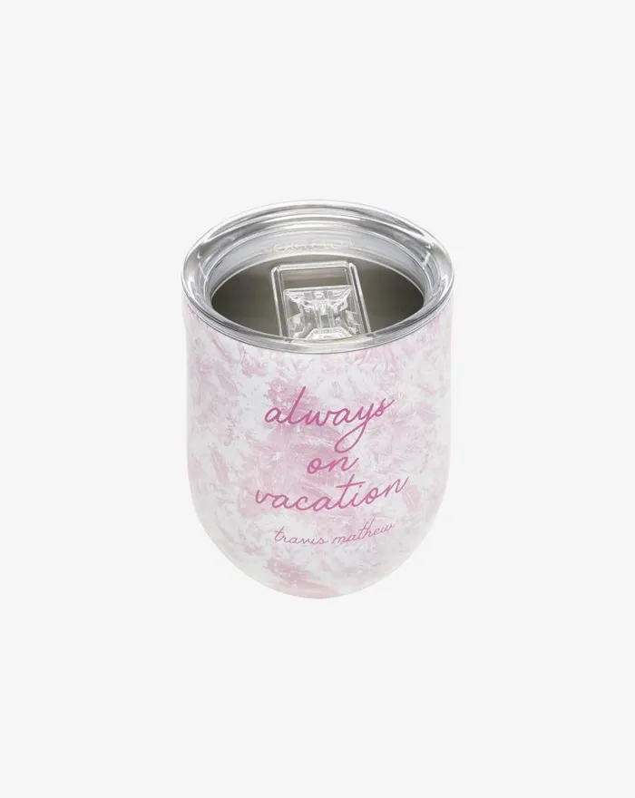 Accessories BEACH HOPPING STEMLESS Lilac Snow TravisMathew Drinkware Accessories BEACH HOPPING STEMLESS Lilac Snow TravisMathew Drinkware