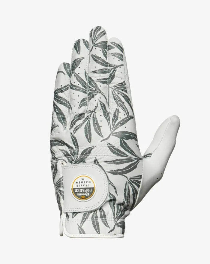 Accessories BRING THE BACON GOLF GLOVE White TravisMathew Golf Gloves