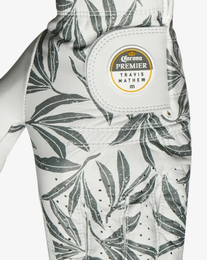 Accessories BRING THE BACON GOLF GLOVE White TravisMathew Golf Gloves
