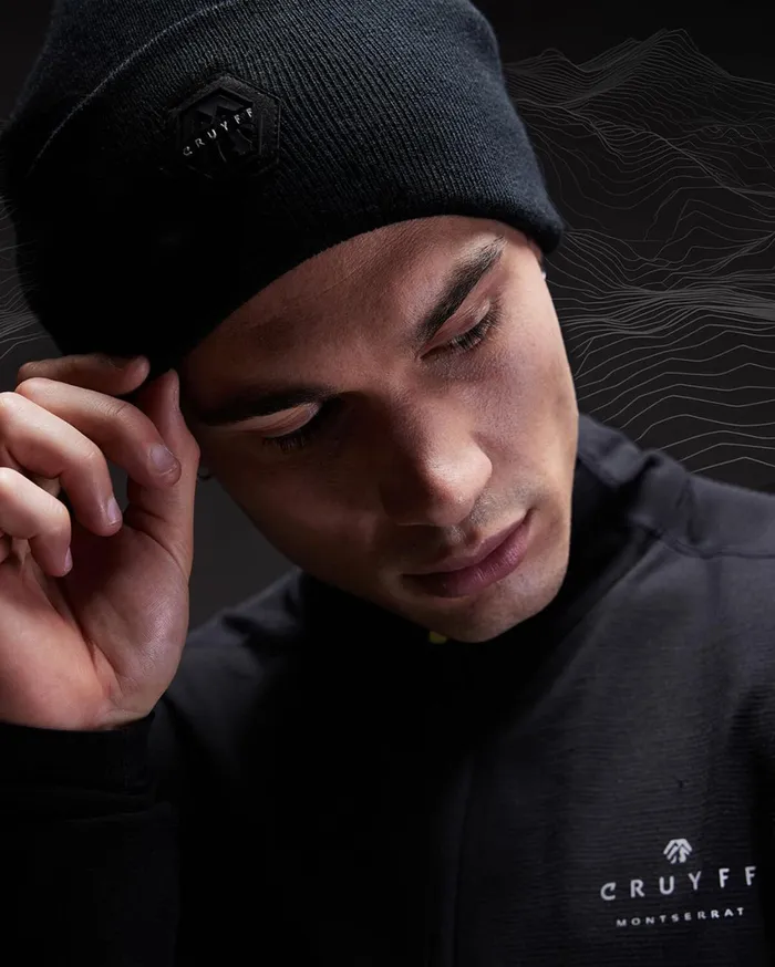 Accessories Cruyff Beanies Granite Beanie Black Accessories Cruyff Beanies Granite Beanie Black