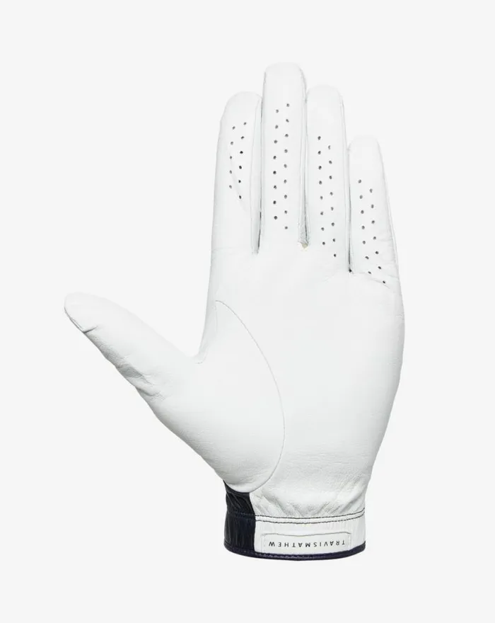 Accessories GET OUT OF TOWN GOLF GLOVE Whitemood Indigo TravisMathew Golf Gloves