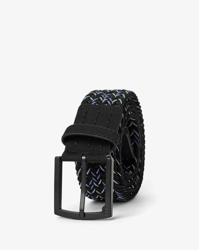 Accessories LOCAL FLAVOR STRECH WOVEN BELT Black TravisMathew Belts