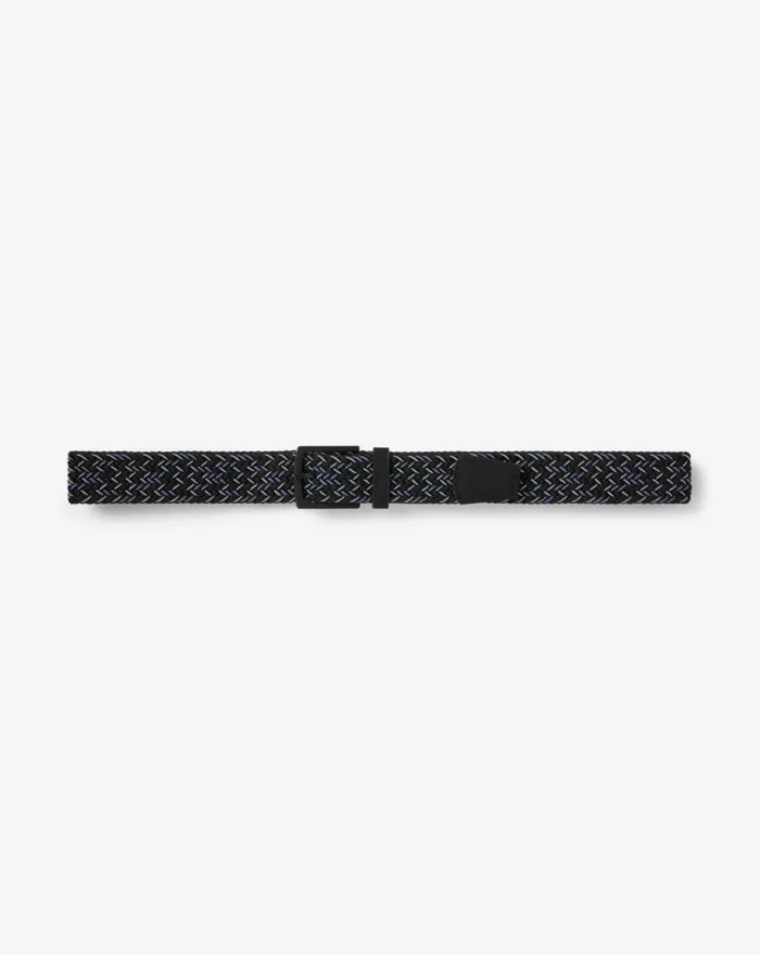 Accessories LOCAL FLAVOR STRECH WOVEN BELT Black TravisMathew Belts
