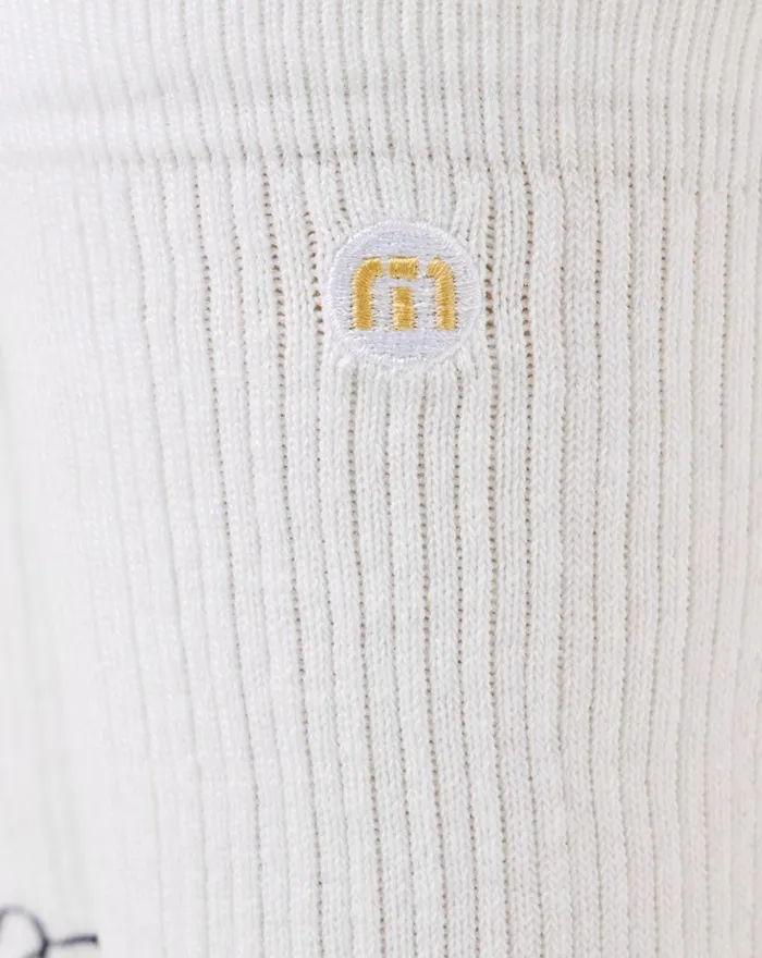 Accessories LOST BUCKETS CREW SOCK White TravisMathew Socks