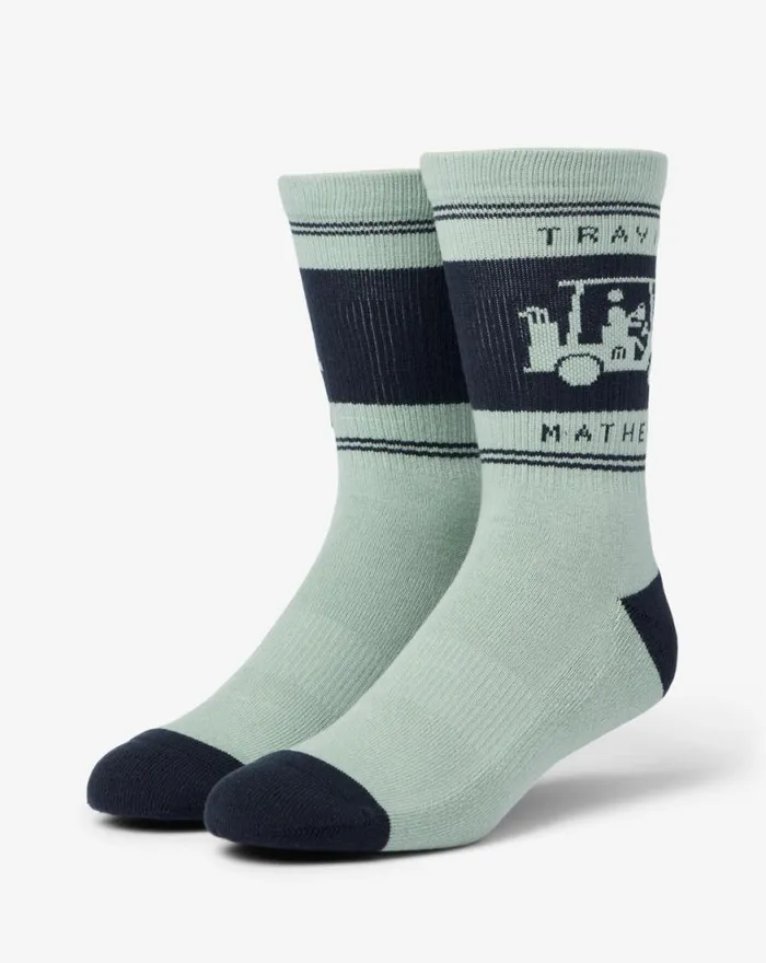 Accessories MAPES CREW SOCK Jadeite TravisMathew Socks