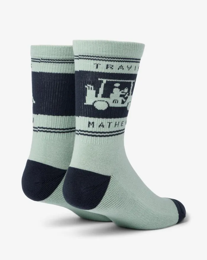 Accessories MAPES CREW SOCK Jadeite TravisMathew Socks