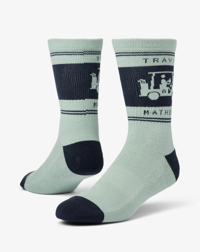 Accessories MAPES CREW SOCK Jadeite TravisMathew Socks