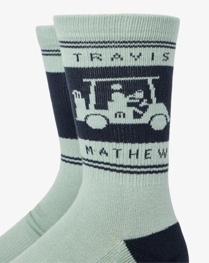 Accessories MAPES CREW SOCK Jadeite TravisMathew Socks