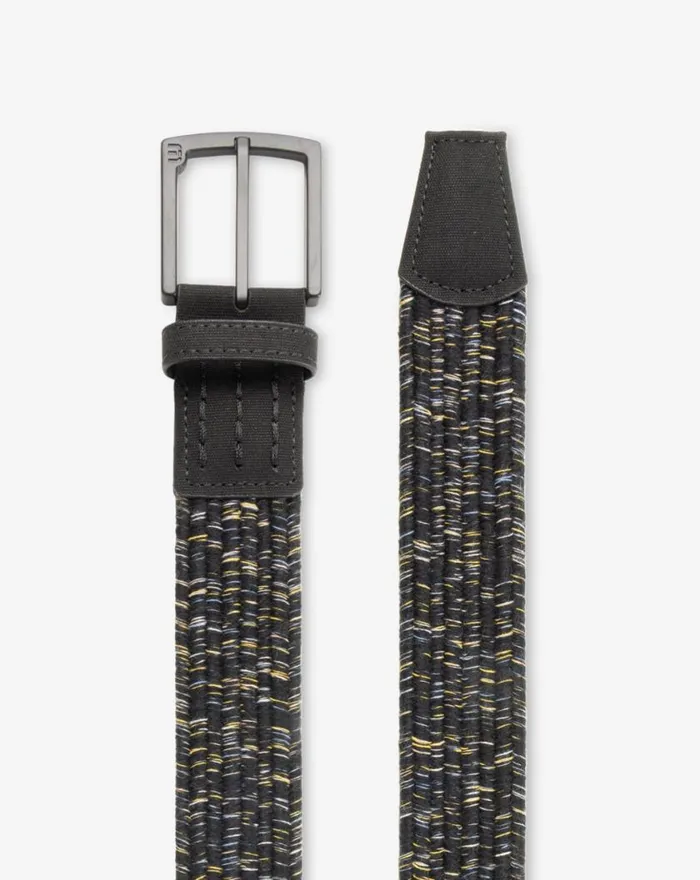 Accessories POPSICLE 20 STRETCH WOVEN BELT Blackquiet Harbor TravisMathew Belts
