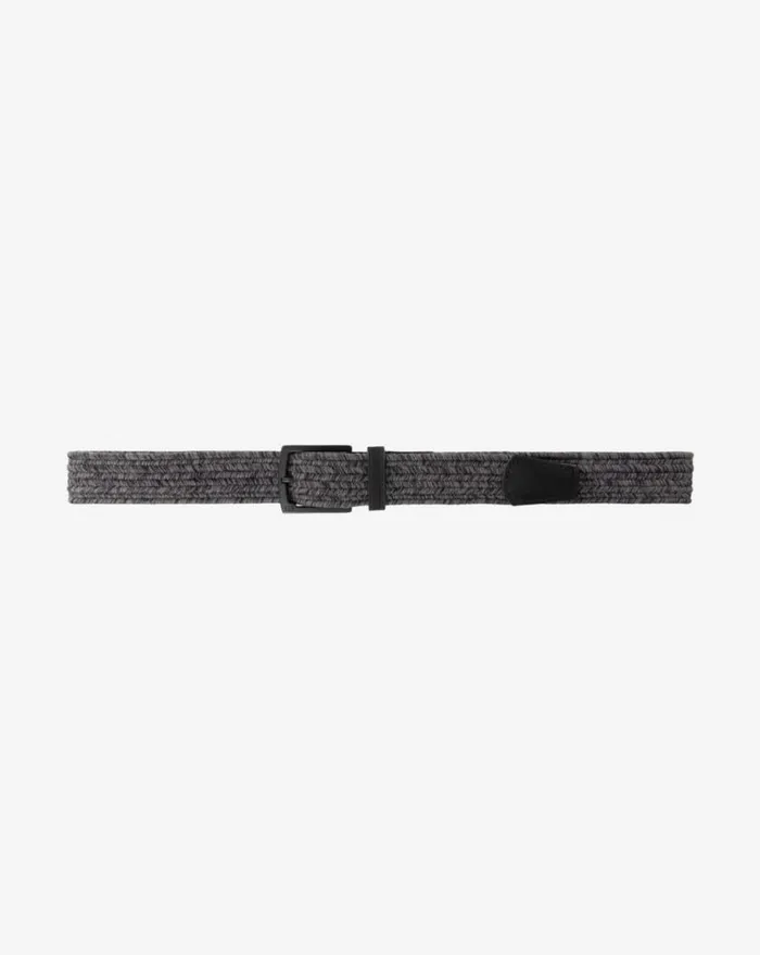 Accessories PUEBLO 20 STRETCH WOVEN BELT Heather Grey Pinstripe TravisMathew Belts
