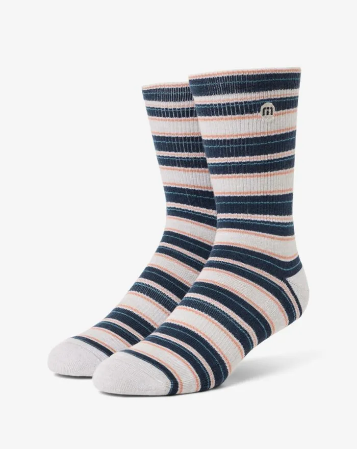 Accessories TICKET COUNTER CREW SOCK Heather Grey TravisMathew Socks