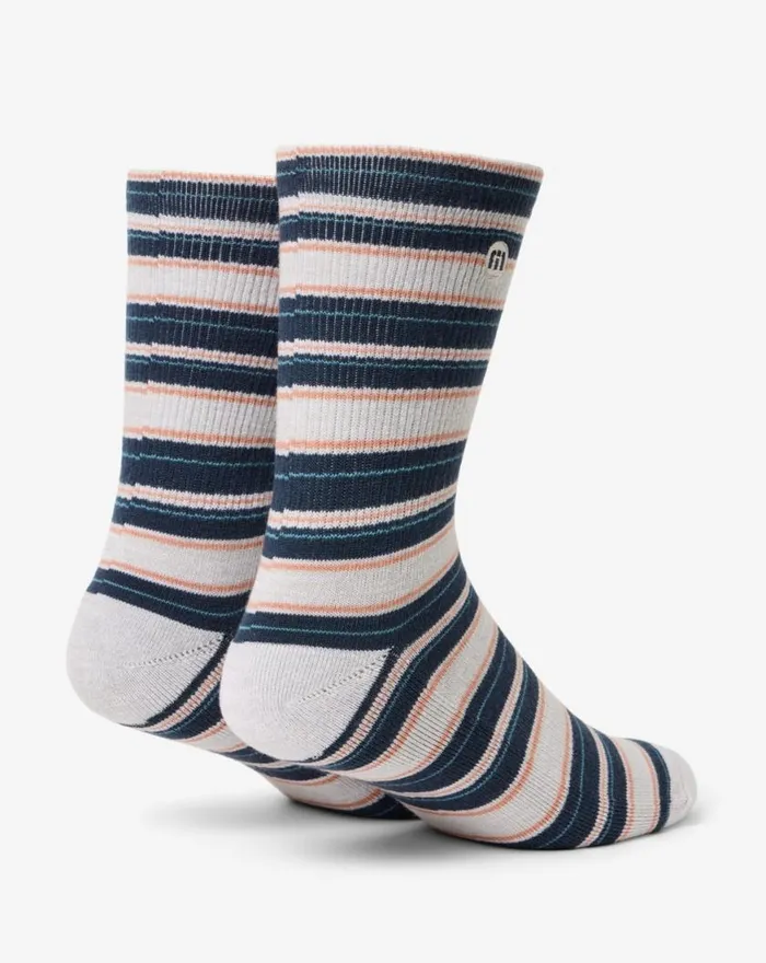 Accessories TICKET COUNTER CREW SOCK Heather Grey TravisMathew Socks