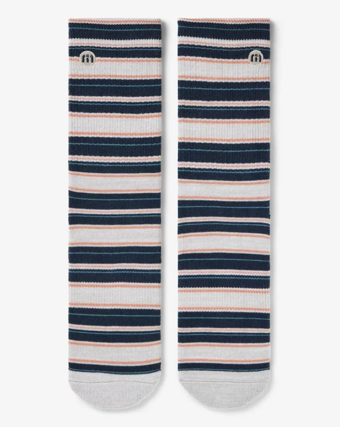Accessories TICKET COUNTER CREW SOCK Heather Grey TravisMathew Socks