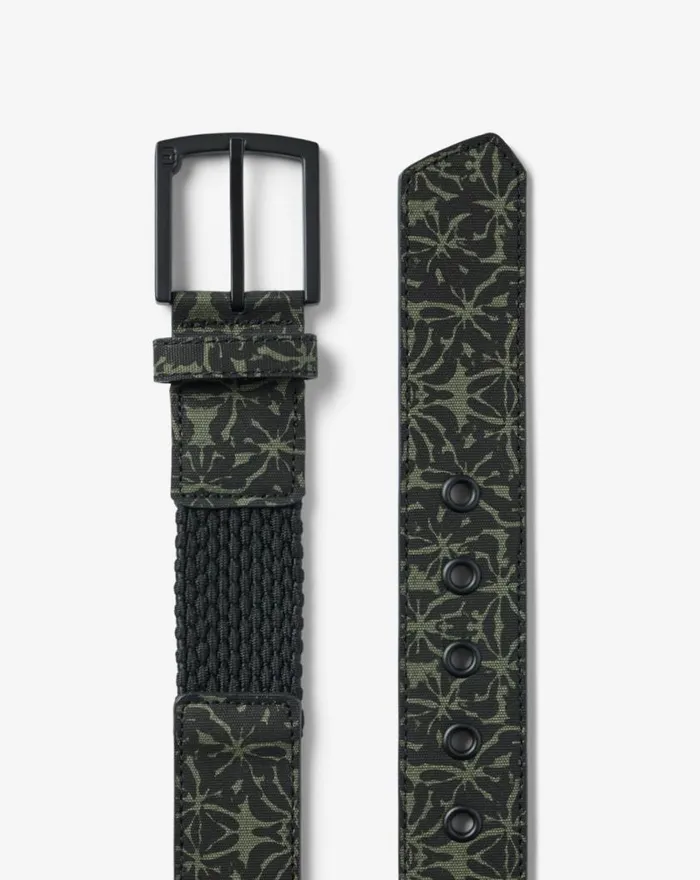 Accessories VINE CITY CANVAS STRETCH BELT Black TravisMathew Belts