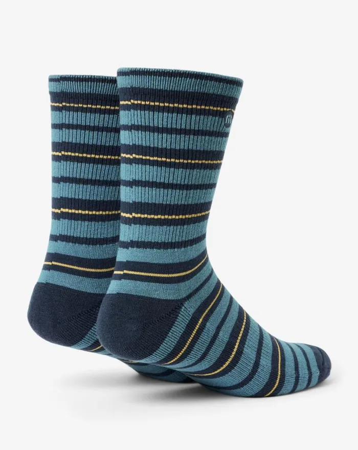 Accessories WANDER WHEREVER CREW SOCK Mood Indigo TravisMathew Socks
