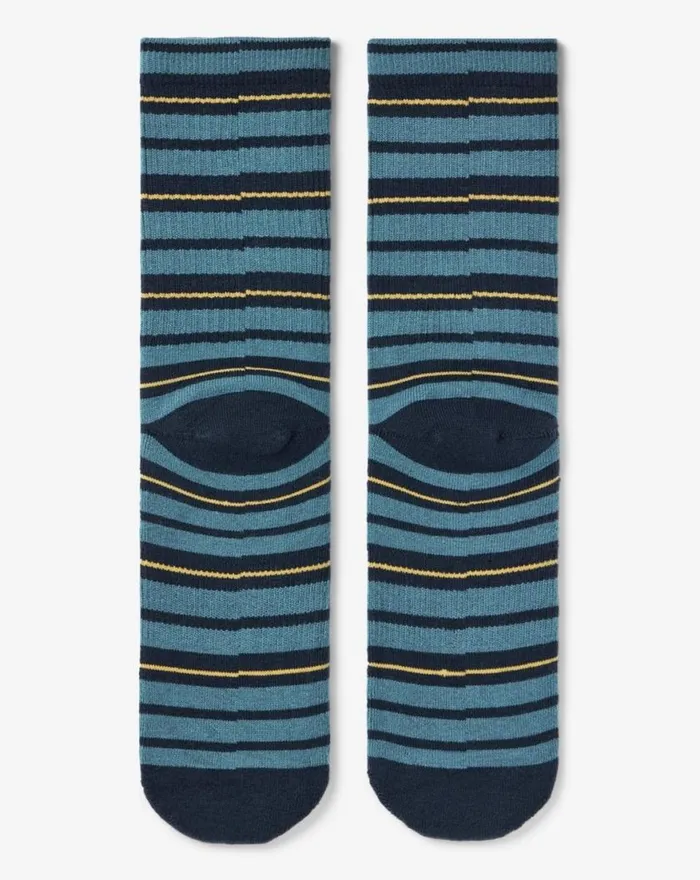 Accessories WANDER WHEREVER CREW SOCK Mood Indigo TravisMathew Socks